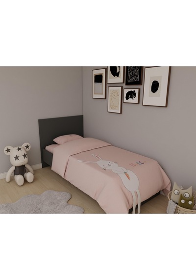 Letto Tek Kişilik Karyola Koyu Gri Renk Letto Tek Kişilik Karyola Koyu Gri Renk