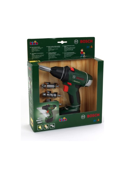 Bosch Lisanslı Sesli Işıklı Büyük Boy Çalışan Matkap Tamir Seti