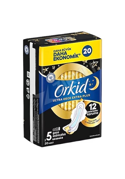 3 Adet Orkid Ultra Ekstra 4lü Extra Gece Plus 20'li