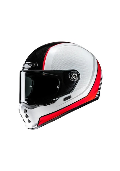 Hjc V10 Hodu Mc1 Kapalı Motosiklet Kaskı Siyah Beyaz Kırmızı Çok Renkli
