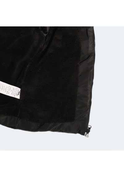 Slazenger CALISTO NEW Çocuk Kapüşonlu Şişme Siyah Mont & Kaban