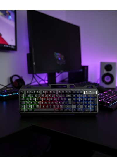 Oyuncu Klavye Ve Mouse Seti Rgb Işıklı Türkçe Q Xuczzzpg8018klavye