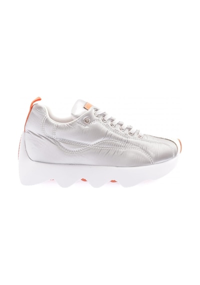 Dgn 805-23y Kadin Kalin Taban Sneakers Ayakkabi 805-2008-R4971 Gümüş