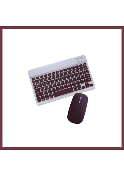 Storeşahin Kyb71 Kablosuz Türkçe Q Klavye Mouse Set - Bordo Shn0720 Diğer