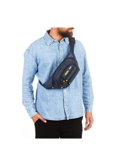 Newish Polo Erkek Usb Kulaklık Çıkışlı Crossbody Çapraz Göğüs Omuz Ve Bel Çantası New328 Lacivert