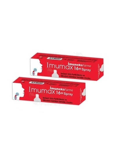 Imumax 16+ Sprey Imuneks Farma 30 ML 2 Adet