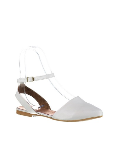 Fox Shoes Beyaz Kadın Babet D726226209 Beyaz
