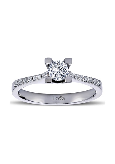 Lova Toplam 0,55 Karat Pırlanta Tektaş Yüzük - Idl - 1020128