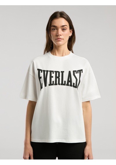 Everlast Ever Classics Wmn Oversize Beyaz Kadın Tişört Beyaz