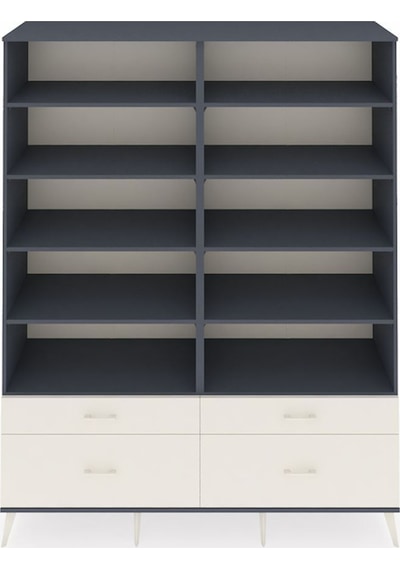 Hyperion Gardrop 10 Raflı 4 Çekmeceli 4 Kapaklı 176x44x221 Antrasit-antrasit/aytaşı Antrasit/aytaşı Hyperion Gardrop 10 Raflı 4 Çekmeceli 4 Kapaklı 176x44x221 Antrasit-antrasit/aytaşı Antrasit/aytaşı