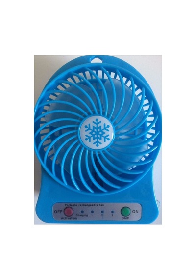 Şarjlı Taşınabilir Mini Masa Üstü El Fanı Vantilatör Fan Tuşlu