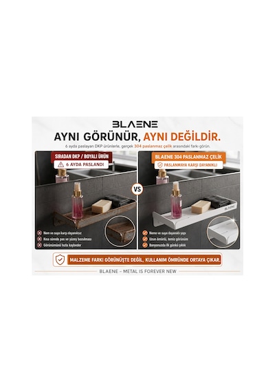 Buççin Online Mağaza 304 Paslanmaz Çelik Raflı Tuvalet Kağıtlığı - Bth-014 Paslanmaz Çelik Siyah Çok Renkli