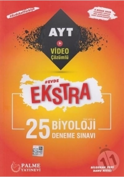 Palme Yks Ayt Ekstra Biyoloji 25 Deneme Sınavı