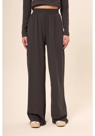 Zoor Ultra Soft Penye Modal Pantolon Füme