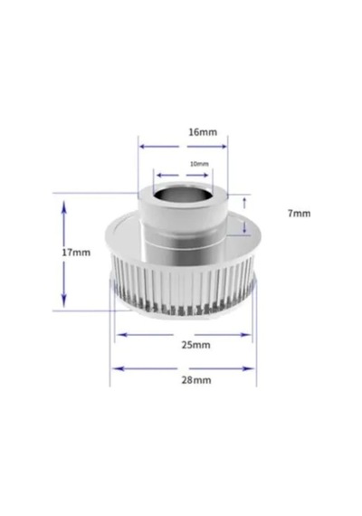 Sanec-Gt2 Zamanlama Kasnağı 40 Diş 10 Mm