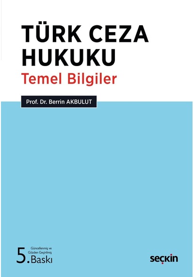 Türk Ceza Hukuku Bilgiler 5. Baskı Sku: Zeusstkcd25a044c8
