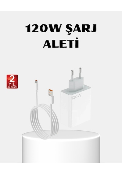 120w Type-c Hızlı Şarj Adaptörü Akıllı Koruma Turbo Güç Desteği