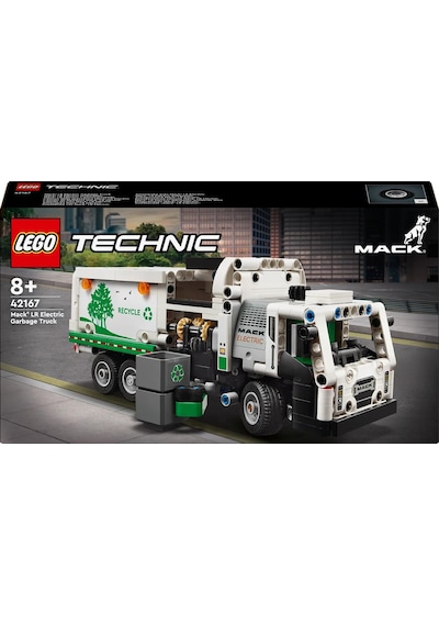 LEGO® Technic Mack LR Electric Çöp Kamyonu 42167 8+ Yaratıcı Oyuncak Yapım Seti - 503 Parça