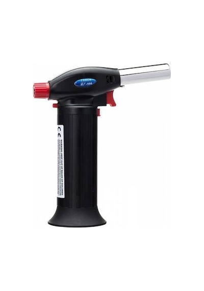Bs-450 Pürmüz Turbo Meşale 1300C Jet Alevli Bütan Gaz Meşalesi... Siyah