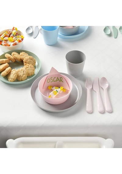 Ikea Kalas 6'lı Meşrubat Bardağı 230 Ml Beyaz Mavi Gri Sarı Çok Renkli