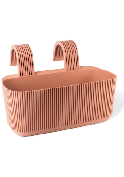 Rüzgar Yapay Çiçekçilik Kp Pera Askılı Saksı 3.2 Litre Pastel Pembe