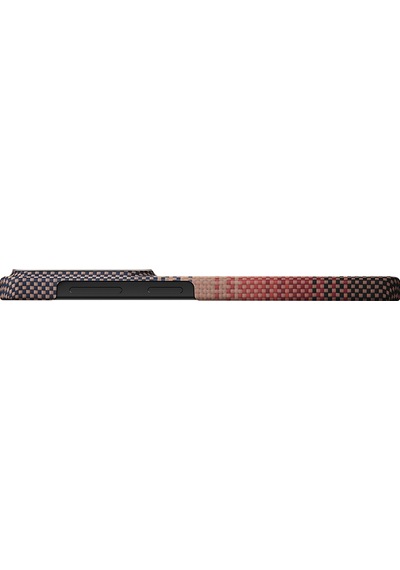 Galaxy Uyumlu S26 Plus Kılıf M-safeli Aramid Fiber Pitaka Tactile Woven Sunset-moonrise Serisi Kahverengi Kahverengi