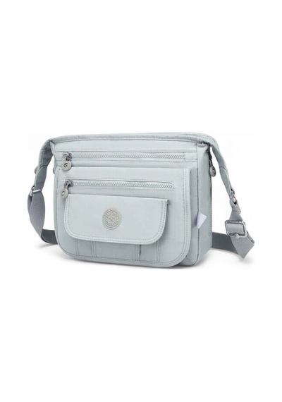 Smart Bags Krinkıl Açık Gri Kadın Çapraz Askılı Çanta Smb 3005 Açık Gri