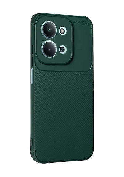 Xiaomi Redmi 15c 5g Uyumlu Auto Focus Karbon Kapak - Koyu Yeşil