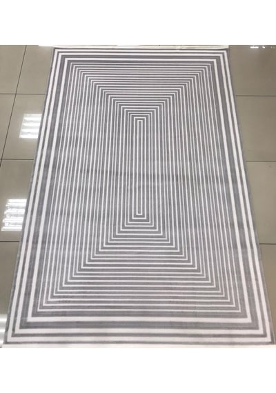 Merinos Halı Arden 72821 096 Serisi Akrilik Salon Oturma Yatak Odası Halısı Gri Krem