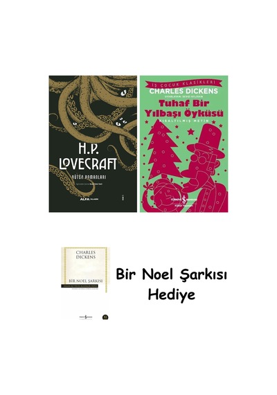 H.p. Lovecraft - Bütün Romanları Ciltli + Tuhaf Bir Yılbaşı Öyküsü + Bir Noel Şarkısı