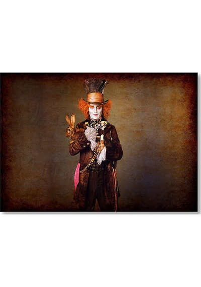 Cakasepetim Johnny Depp Alice Harikalar Diyarında Ahşap Mdf Tablo