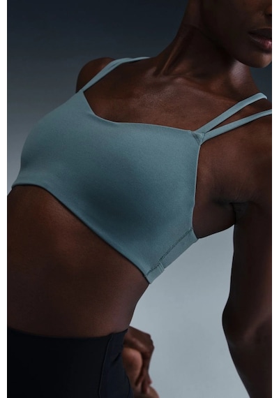 Nike Zenvy Strappy Padded Womens Bra Pedli Kadın Spor Sütyeni Mavi