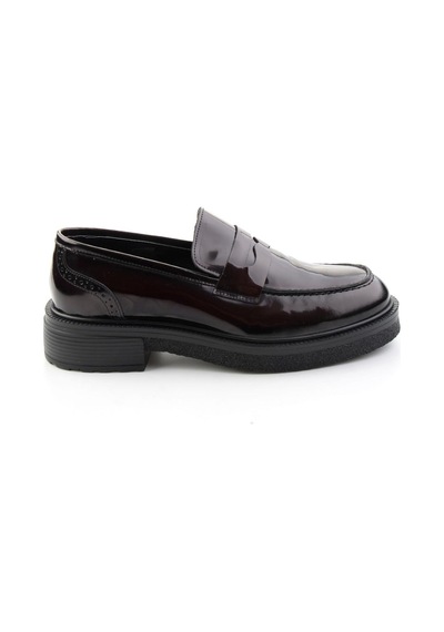 Bambi Bordo Açma Hakiki Deri Erkek Loafer Ayakkabı E01549116414