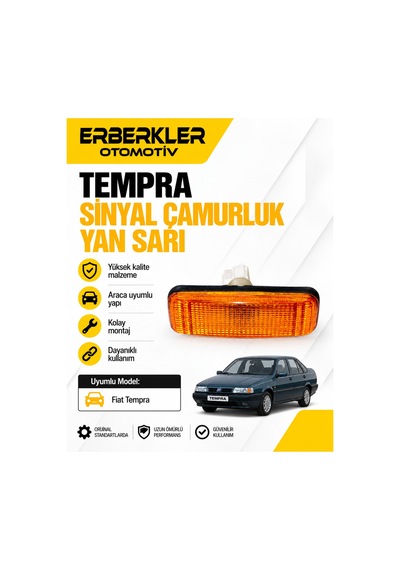 Tempra Sınyal Çamurluk Yan Sarı - Erb1714