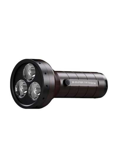 Ledlenser Signature Şarj Edilebilir El Feneri Unisex Siyah Fener - Siyah Gri - Turuncu