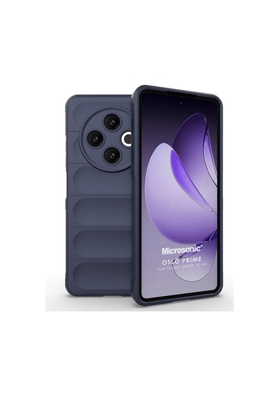 Microsonic Tecno Spark 30 4g Kılıf Oslo Prime Lacivert -
