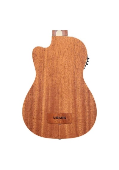 Kala Journeyman Maun Akustik-elektro U Bass Mini Bas Gitar Natural