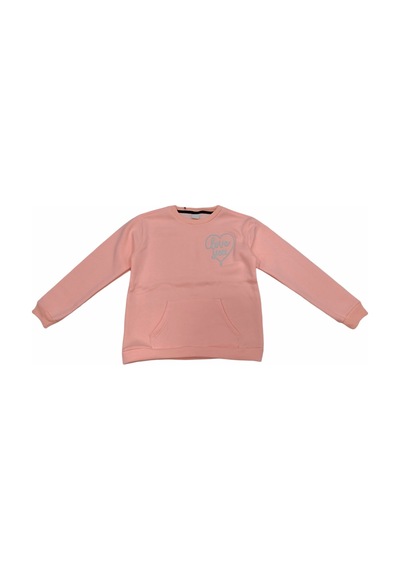 İrem Çocuk Giyim Kız Çocuk Love You Nakışlı Çift Taraf Yazı Desenli Sweatshirt Yavruağzı İrem Çocuk Giyim Kız Çocuk Love You Nakışlı Çift Taraf Yazı Desenli Sweatshirt Yavruağzı