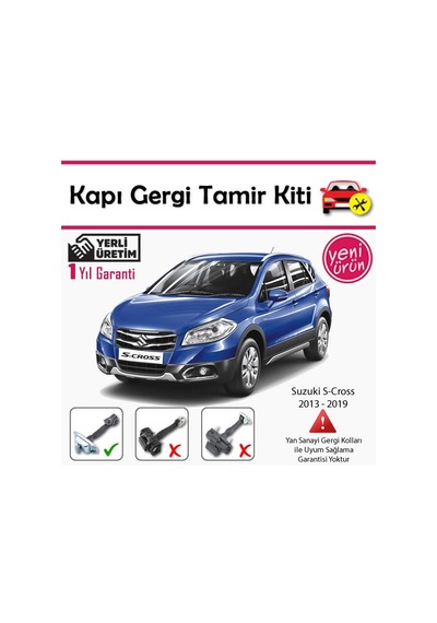 Barrer Suzuki SX4-SCROSS Kapı Gergi (Limitör) Tamir Kiti 2013-2019