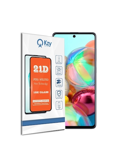 Samsung Uyumlu Galaxy A71 Tam Kaplayan 21D Temperli Ekran Koruyucu Cam (501179383) 20 Tl Fark Ile Apple  iPhone Hızlı Şarj Kablosu
