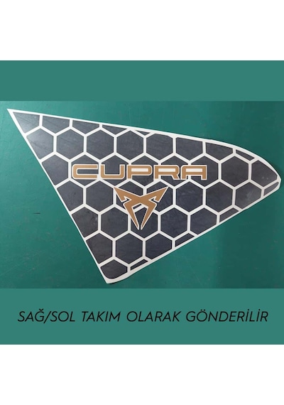 Cupra Formentor Kelebek Cam Sticker Set / Model A