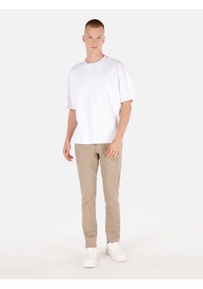 Colin's Colins Dar Kesim Ortal Bel Düz Paça Bej Erkek Pantolon Cl1049749 Sarı Colin's Colins Dar Kesim Ortal Bel Düz Paça Bej Erkek Pantolon Cl1049749 Sarı