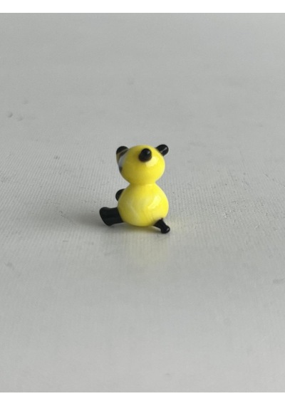 El Yapımı Mini Murano Cam Panda Biblo A98-01