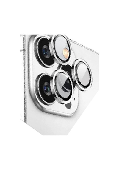 Apple iPhone Uyumlu 15 Pro Max Bilvis Titan Kamera Lens - Gümüş Evimdeyokyok