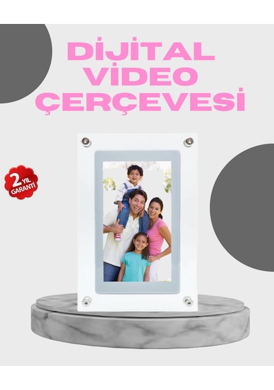 7 İnç Ips Ekranlı Dijital Çerçeve Yüksek Parlaklık Ve 4gb Dahili Hafıza