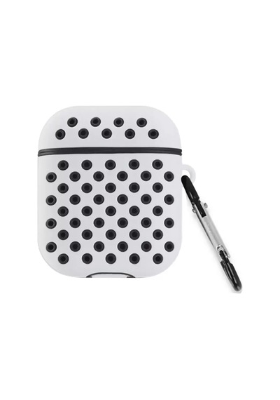 Newface Apple Airpods Uyumlu, 2 2.nesil Spor Delikli Kılıf - Gri-siyah