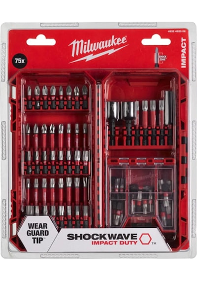 Milwaukee T4932492008 Shock Wave Bits Uç Seti 75 Parça Milwaukee T4932492008 Shock Wave Bits Uç Seti 75 Parça