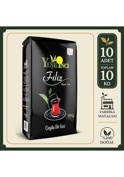 Yeşil İnci Filiz Çay 10 x 1 KG
