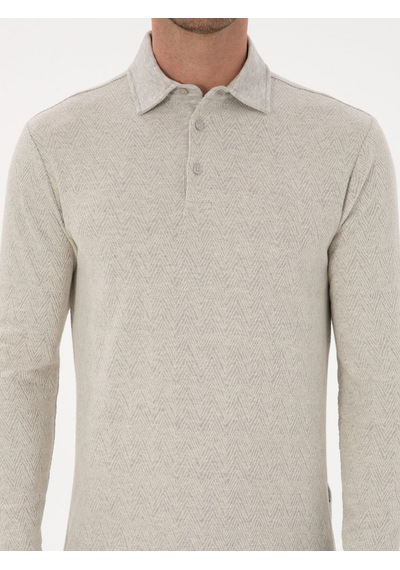 Cacharel Erkek Taş Sweatshirt 50311374-vr049 Gri