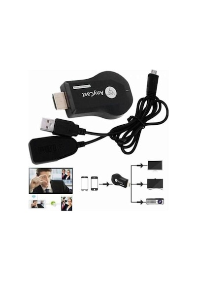 M9 Plus Görüntü Aktarıcı Airplay 1080p Kablosuz Wifi Ekranlı Tv Dongle Alıcısı
